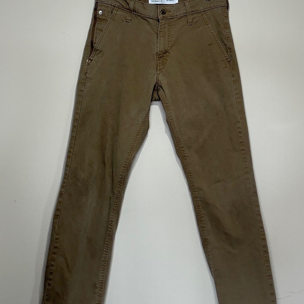 signature levi strauss s67 athletic tech pocket khakis 30x32